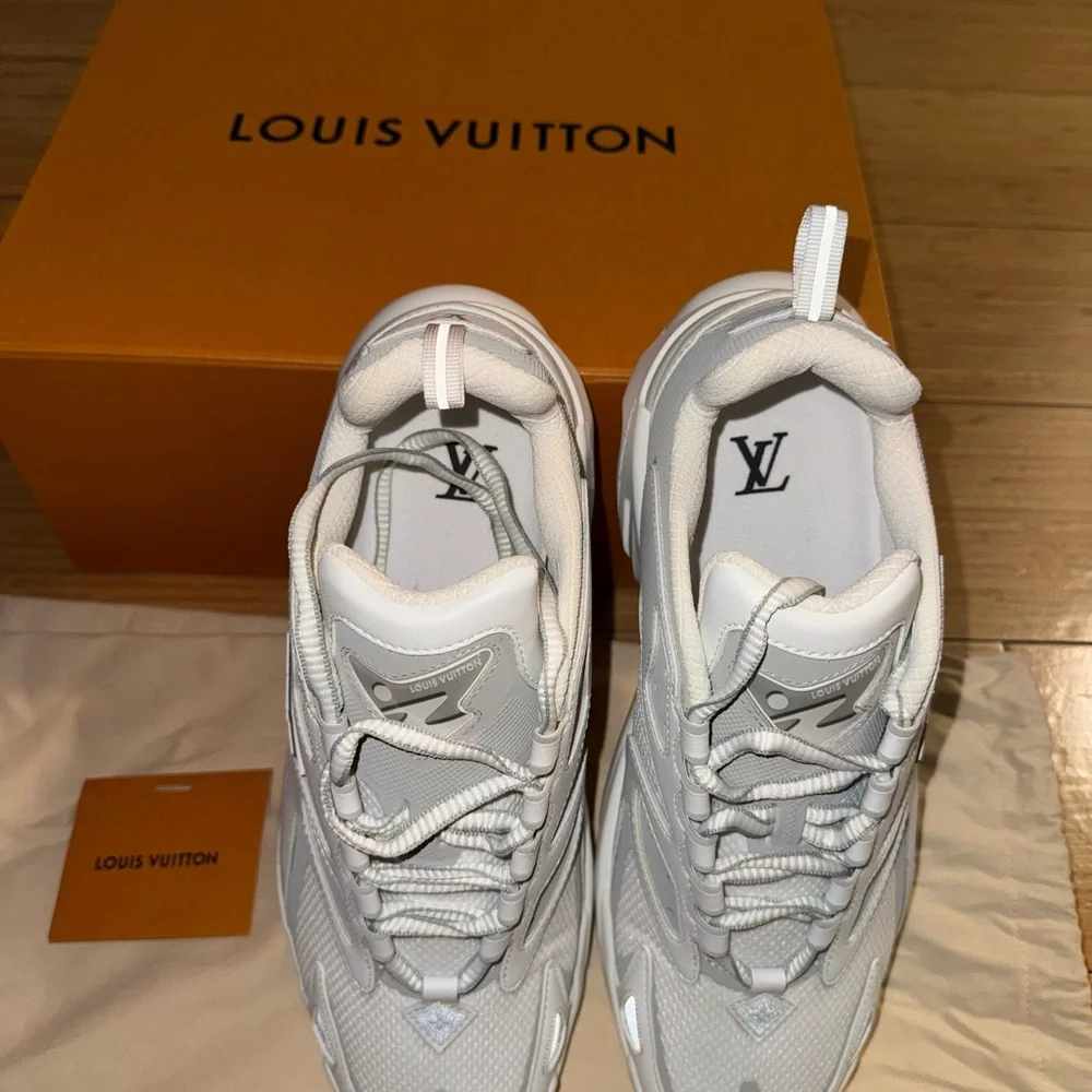 Louis Vuitton Light Gray Sneakers - Picture 6 of 7